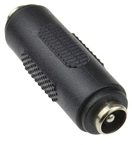 kenable 5.5 x 2.5mm DC Power Coupler Female to Female Gender Changer Adapter