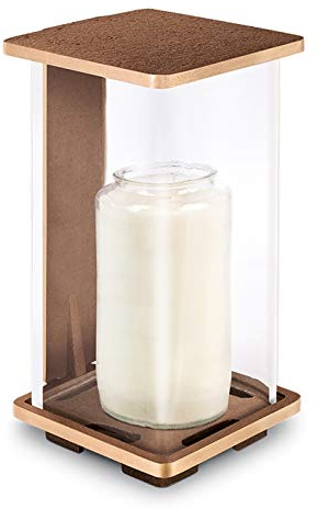 legendURN Grave lantern bronze in several colours | Cremation Urn for Ashes