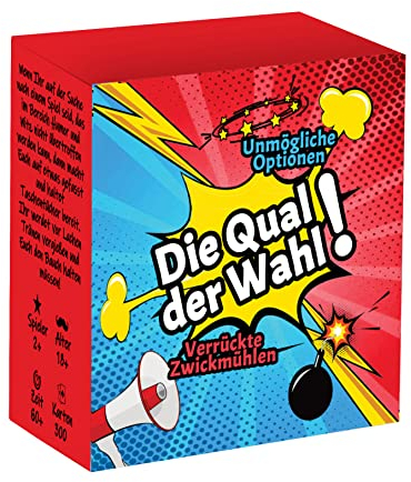 Generisch Party Kartenspiel Die Qual der Wahl! - 300 Karten