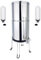 NEWTON Premium Gravity Water Filter System with Heavy Metal and Fluoride Removal | Reduces Limescale | 8.5L Capacity System with 2X Filter Candles, Stainless Steel Stand & Sight Glass Tap