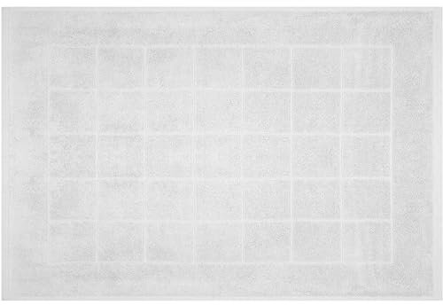 Betz Badvorleger Berlin Größe 50x70 cm 100% Baumwolle Badematte Badteppich Duschvorlage Qualität 650 g/m² Farbe Silbergrau
