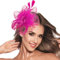 KEAHND Fascinator Damen,Fascinator Hut Damen, Feathers for Hats and Fascinators,Fascinator Hut Mit Schleier,Fascinator Hut Blume,Tea-Party-Mesh-Stirnband,Für Valentinstag Alltag Party