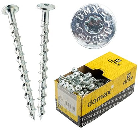 Vis à béton cellulaire à tête disque, vis à béton, vis galvanisées, vis spéciales, vis à béton cellulaire (50, 8 x 100 mm)