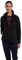 Mountain Warehouse Raso Womens Fleece - Soft Touch Ladies Sweater Top with Full Zip, Microfleece - Best for Daily Use, Outdoors & Travelling Black Women's Size 10
