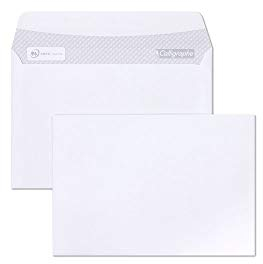 Calligraphe 5666C - Packung mit 100 Umschlägen Calligraphe C6-114x162mm, selbstklebend, 80g, Weiß, 1 Pack