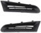 MangWany Grilles de calandre pare-chocs compatible avec Renault Clio 3 III 2005-2009 7701208684 (droite et gauche)