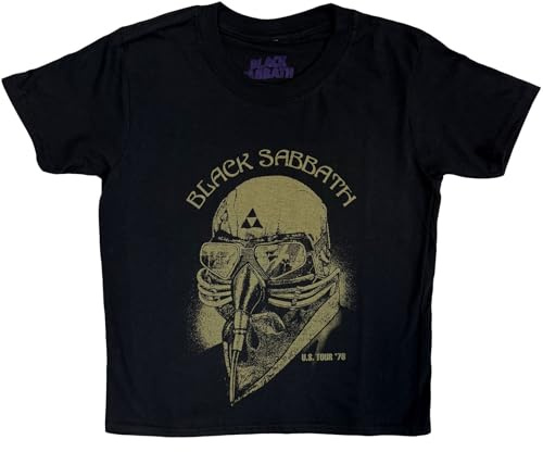 Black Sabbath - US Tour 1978 Avengers T-shirt för pojkar/flickor, Svart, 11-12 år