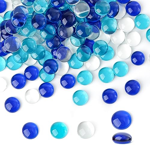 ARTESTAR Glasnuggets Bunt,900g Glassteine Deko,Muggelsteine, Glassteine Deko Kinder,Mosaiksteine zum Basteln（ca.190 Stück