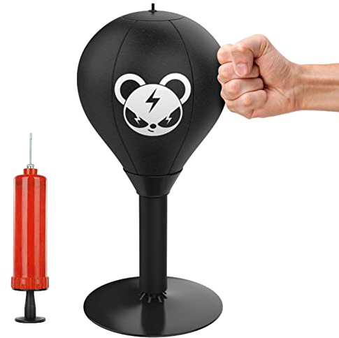Table de punching ball - Pour bureau - Anti-frustration - Cadeau amusant pour chef ou collègue - 40 x 17,7 cm