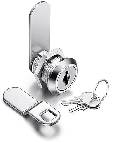 One Set Zinc Alloy Cabinet Cam Lock Durable Useful RV Storage Locks Replacement Set Furniture Security Cam Lock Drawer Cam Cylinder Lock for Cupboard Tool