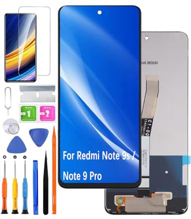 HLYGZX Pantalla de repuesto original para Xiaomi Redmi Note 9s / Note 9 Pro pantalla LCD, M2003J6A1G M2003J6B2G pantalla LCD display táctil digitalizador conjunto kit de piezas de reparación