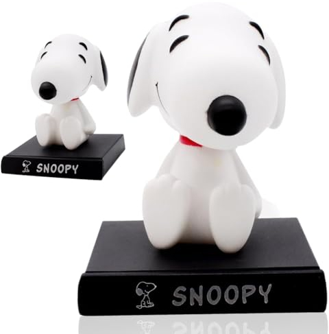 DKLQXCE Auto Figurine, Figur Hund, Auto Wackelfigur Auto-Armaturenbrett-Ornament Figur Modell für Kindergeburtstag Deko Sammlung Dekorationen Modell 12 * 9cm