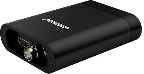 Unisheen USB 3.0 HDMI SDI Video Capture Card - High-Definition 1080P Game Streaming & Video Capture Dongle for Live Broadcasts, No Driver Required