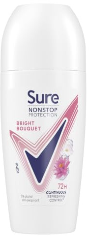 Sure Women Nonstop Protection Frozen Açaí & Jasmine 72hr Roll On 6x 50 ml