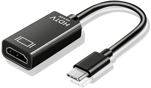 HASHUQI Cable USB c a hdmi, Adaptador USB C a HDMI, Cable USB C a HDMI Compatible con iPhone, iPad, MacBook, Samsung