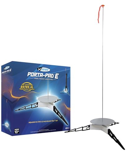 Estes 2238 Porta Pad E Launch Pad, Flying-Rocket-Model Launch Pad, Rocket Model Kit Accessories for Ages 10+