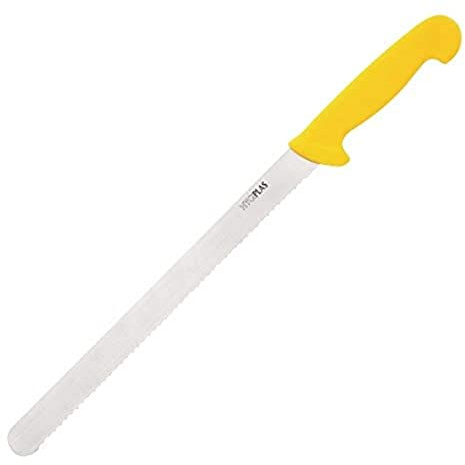 Hygiplas Slicer Serrated Yellow - 12