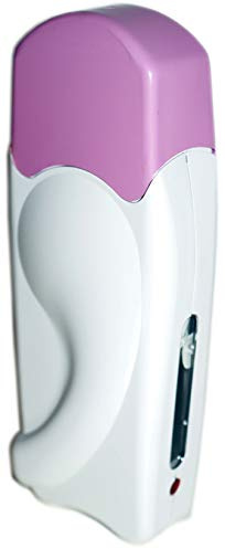 EpilWax - Épilateur Chauffe Cire pour Épilation Professionnelle - Compatible avec Cire Roll-On 100 ml - Facile à Utiliser et Ergonomique - Gamme Solo Rose/Blanc