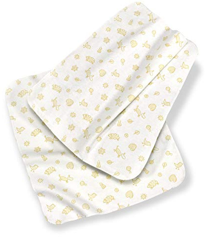 SETEX Set med 2 Molton universalduk för spädbarn, 40 x 40 cm, 100% bomull, junior, tryckt, 1310040040031005