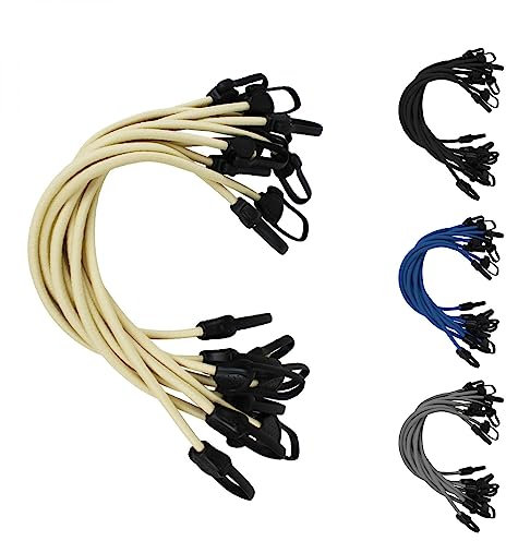 Linxor - Lot de 10 tendeurs sandows sécurisés et normés - 4 Coloris