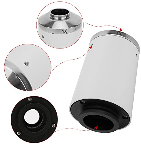 EVTSCAN KP-T1X 1X 38mm C-Mount Mikroskop Kamera Adapter Mikroskop Trinokular Schnittstelle Fit für E100