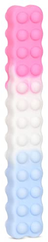 iscream Fidget Fun 10 3D Popper Bar for Calm and Focus - Pink and Blue Ombre