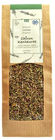 Timo biologico greco di erbe biologiche dal Monte Pelion Grecia, senza OGM/caffeina 35gr - 1,24oz