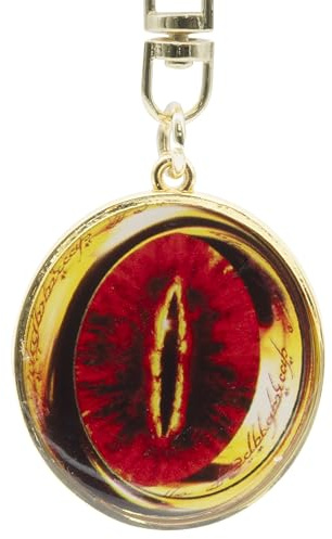 ABYSTYLE - Herr der Ringe Sauron Schlüsselanhänger, gold, H. 4 cm x L. 3,2 cm
