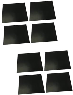 Toyvian 2 Ensembles Tapis De Cuisson Plat Grillage Barbecue Plaque De Cuisson Tapis De Gril En Ptfe Téflon Noir 4 Pièces * 2