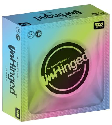 Unhinged - Juego de Mesa para Adultos 18+ en Español | Party Game de Humor Irreverente y Respuestas Sin Filtros | Juego Divertido para Fiestas y Amigos