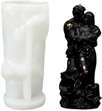 Stampo Resina Coppia | Modello Per Body Art Alimentare - Stampo per Resina Artistica per il Corpo | Per Fai Da Te Aromaterapia Sapone Fatto In Casa Argilla Artigianato Gesso
