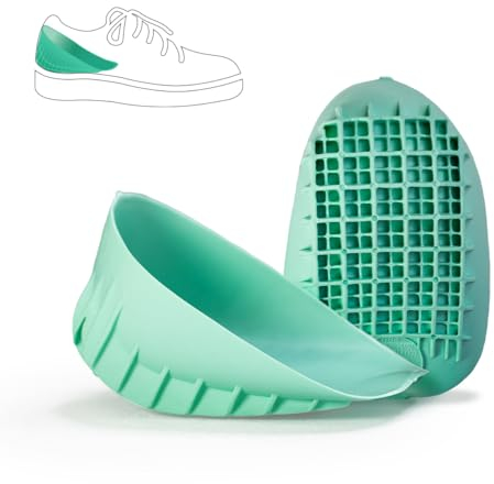 Tuli's Heavy Duty Heel Cups – stoßdämpfende Ferseneinlagen zur Unterstützung bei Fersenschmerzen, Plantarfasziitis & Sever-Krankheit, 1 Paar, Größe: Mittel (Regular)