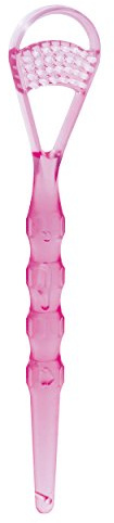 Miradent Tong-Clin de Luxe Zungenreiniger - Zungenschaber pink transparent