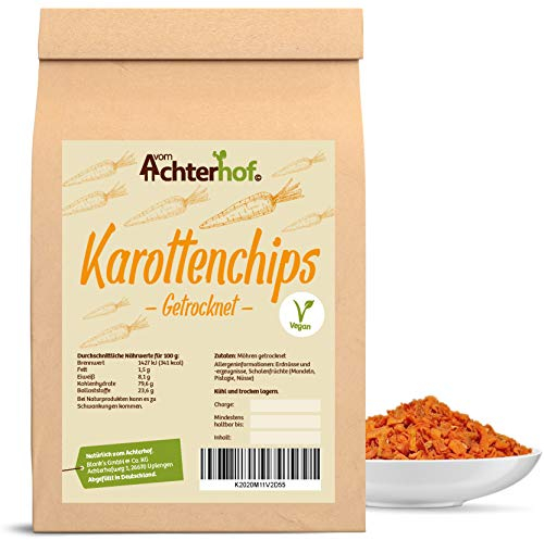 Karotten Chips (1kg) Möhren getrocknet in gewohnter vom-Achterhof Qualität