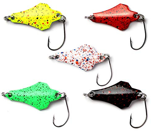 Major Fish Spoon Set Ultra Light Frecce 5 pezzi 2,5 cm 3 grammi