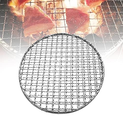 WMLBK Round Cooling Rack-BBQ Stainless Steel Barbecue Round Grill Mesh Wire - Grate Picnic Grid Net for 11.6 Inch / 29.5 CM Charcoal Grills (295mm)