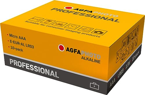 AgfaPhoto Professional Micro (AAA)-Batterie Alkali-Mangan 1.5V 10St.