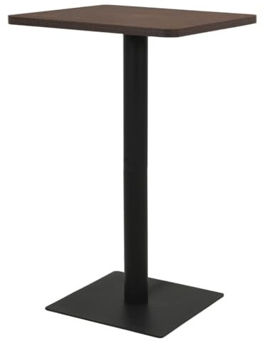 vidaXL Bistrotisch Stehtisch Bartisch Tisch Partytisch Esstisch französischer Tisch Kaffeetisch Kneipentisch Dunkle Esche 78,5x78,5x107 cm