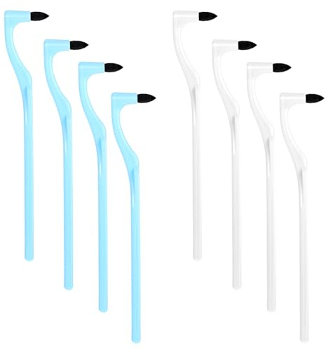 Gjinxi Tooth Stain Eraser 8 Pcs Stain Removers Tartar Eraser Polisher Professional Tools Dental Picks Brush Teeth Scraper Ergonomic Handle Teeth Cleaning Kit Oral Care