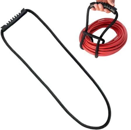 Sangle de rangement - Organisateur de câbles d'extension - Sangle de transport de tuyau d'eau - Organisateur de câbles portable pour tuyaux d'arrosage, câbles, sangle durable pour organiser le