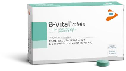 Pharma Line B-VITAL Totale Compresse - Integratore Alimentare Multivitaminico B Completo, 2 Blister da 15 Compresse Rivestite
