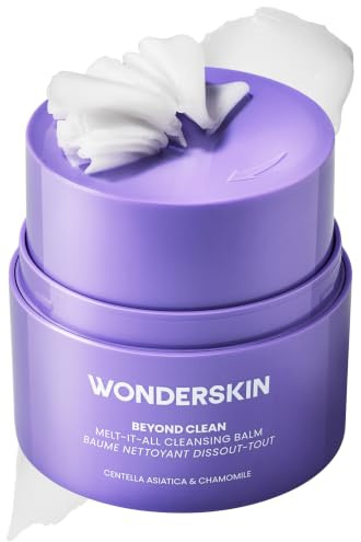 Wonderskin Cleansing Balm - Baume fondant texture lait, nettoyant visage doux et hydratant à la centella et camomille