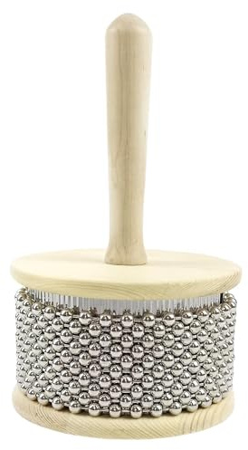 Slagverkshaker - Cabase truminstrument, trärytmpärlor, 7,48x5,12x5,12 tum Music Sound Maker | Handhållen musikleksak för vuxna, nybörjarträning för barn