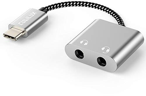 Cubilux USB C Dual Headphones Splitter Compatible with Google Pixel 9/8/7/6 Pro, Pixel 8a/7a/6a, Pixel Fold, Pixel Tablet, Type C to Double 3.5mm Earphone Audio Jack Splitter