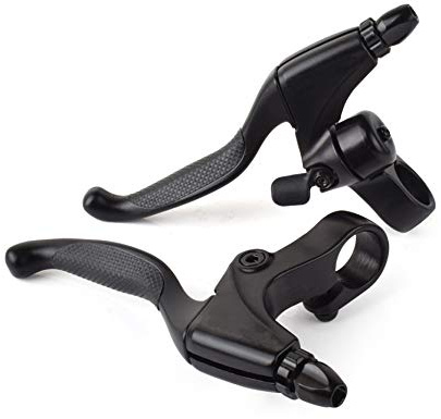 ANCLLO 1 par Universal Full Aluminium Alloy Cykelbromshandtag Mountain Road Bike Bromshandtag 2.2cm Diameter