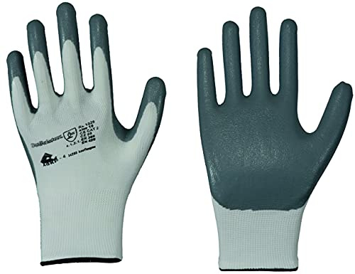 Solidstar Nylon-Feinstrick-Handschuh CE CAT 2 mit Nitril-Schaum-Beschichtung (1, 10)