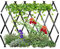 Expanding 6ft Wooden Trellis Climbing Plants Fence Panel Screening Lattice UK (Dark Grey 180 x 30cm)