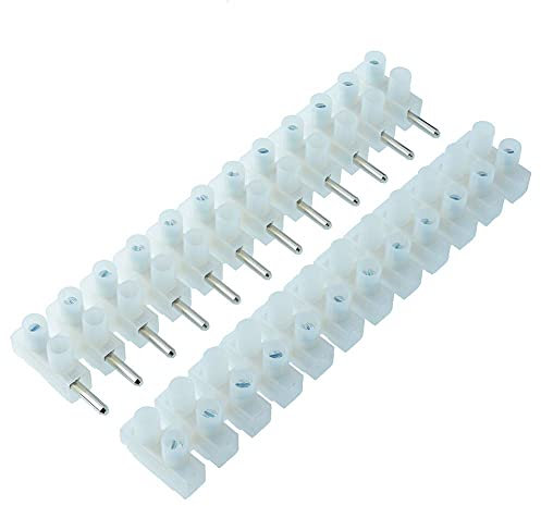 5 Pairs 12-Pole Plug & Socket 6A Terminal Strip Connectors