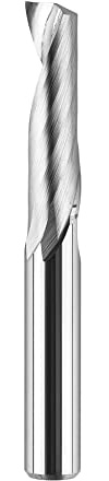 SpeTool Aluminiumfräsare 6 mm skaftfräsare Enskärnsfräsare 22 mm skärplängd VHM-fräsare Hårdmetall skaftfräsare CNC-fräsare För överfräsning av aluminium, mässing, akryl