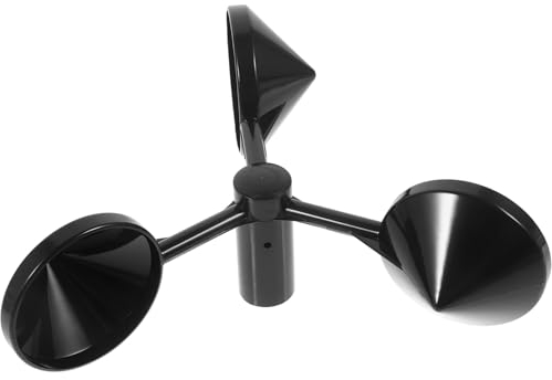 BESPORTBLE Windrichtungsanzeiger 3-Becher-Windgeschwindigkeitssensor Anemometer-Abdeckung Luftströmungsbecher Ersatz-Windanemometer-Gehäuse Windmessgerät Abs-Sensoren Windanzeiger-Teil